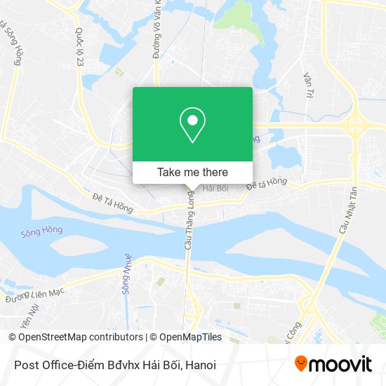 Post Office-Điểm Bđvhx Hải Bối map