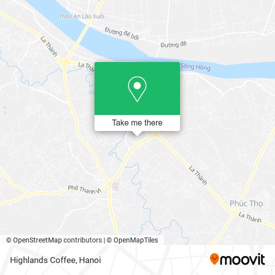 Highlands Coffee map