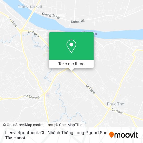 Lienvietpostbank-Chi Nhánh Thăng Long-Pgdbđ Sơn Tây map