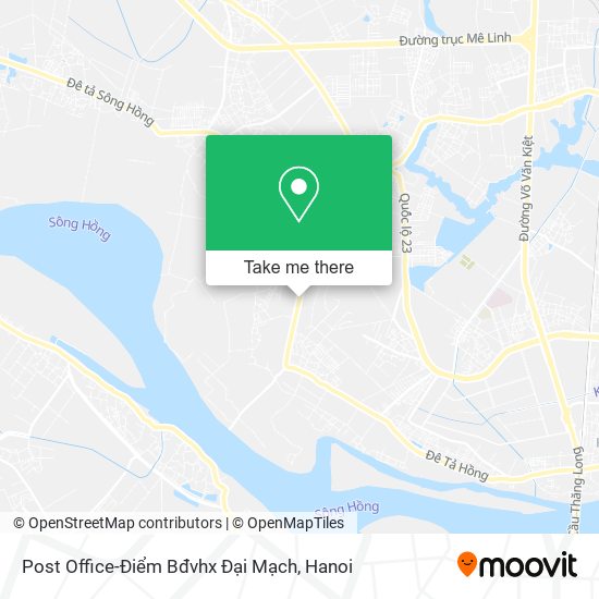 Post Office-Điểm Bđvhx Đại Mạch map