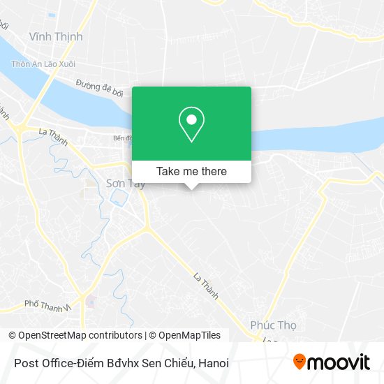Post Office-Điểm Bđvhx Sen Chiểu map