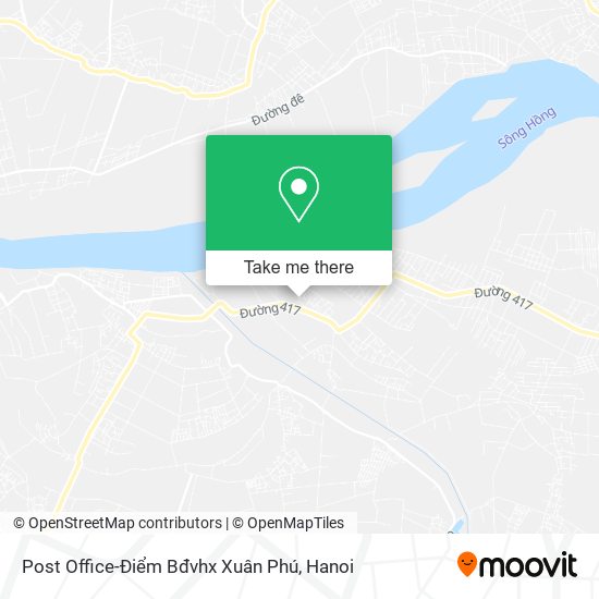 Post Office-Điểm Bđvhx Xuân Phú map
