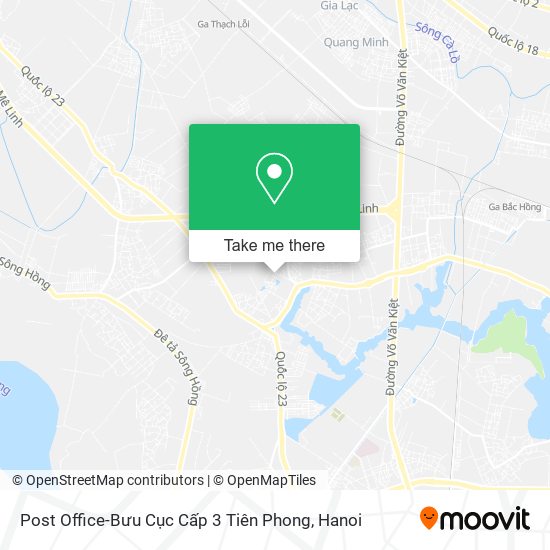 Post Office-Bưu Cục Cấp 3 Tiên Phong map