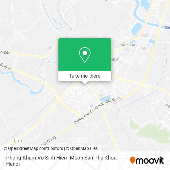 Phòng Khám Vô Sinh Hiếm Muộn Sản Phụ Khoa map