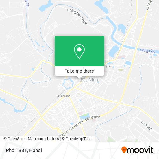 Phở 1981 map