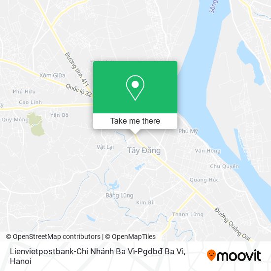 Lienvietpostbank-Chi Nhánh Ba Vì-Pgdbđ Ba Vì map