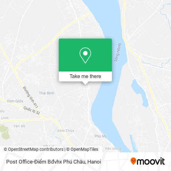Post Office-Điểm Bđvhx Phú Châu map