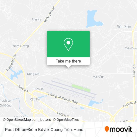 Post Office-Điểm Bđvhx Quang Tiến map