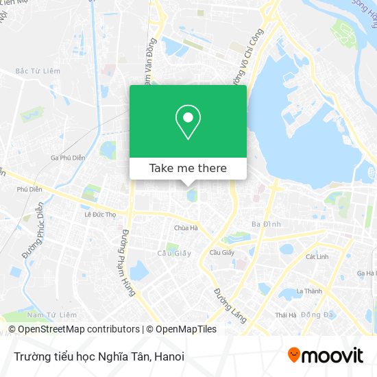 Trường tiểu học Nghĩa Tân map