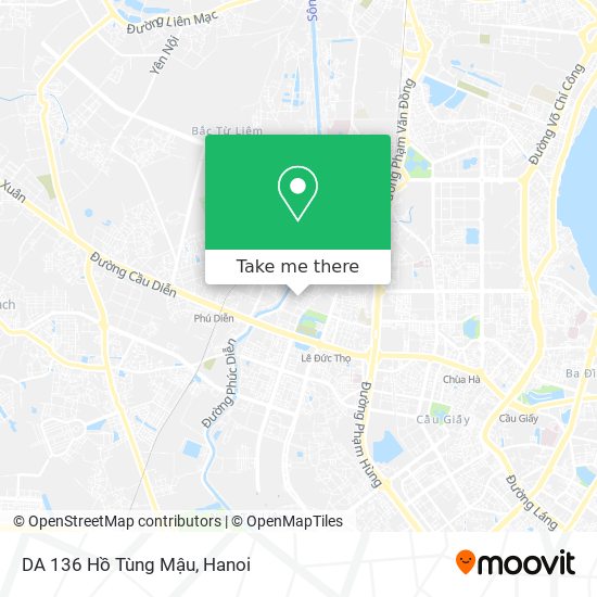 DA 136 Hồ Tùng Mậu map