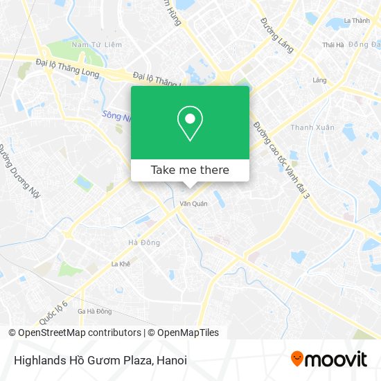 Highlands Hồ Gươm Plaza map