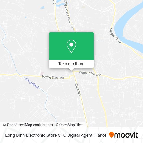 Long Binh Electronic Store VTC Digital Agent map