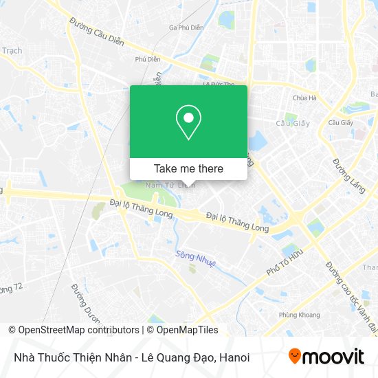 Nhà Thuốc Thiện Nhân - Lê Quang Đạo map