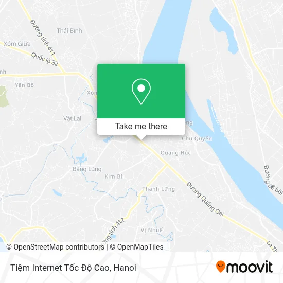 Tiệm Internet Tốc Độ Cao map