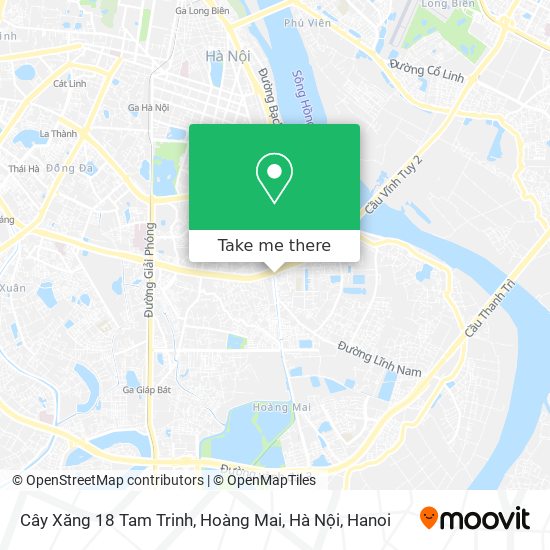 Cây Xăng 18 Tam Trinh, Hoàng Mai, Hà Nội map