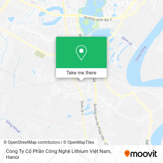 Công Ty Cổ Phần Công Nghệ Lithium Việt Nam map