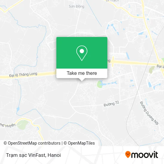 Trạm sạc VinFast map