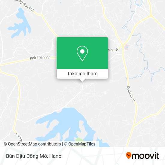 How to get to Bún Đậu Đồng Mô in Thị Xã Sơn Tây by bus?