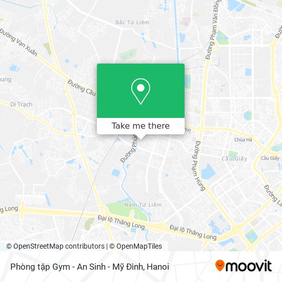 Phòng tập Gym - An Sinh - Mỹ Đình map