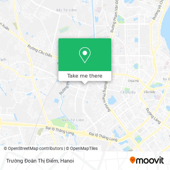 Trường Đoàn Thị Điểm map