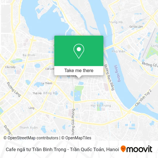 Cafe ngã tư Trần Bình Trọng - Trần Quốc Toản map