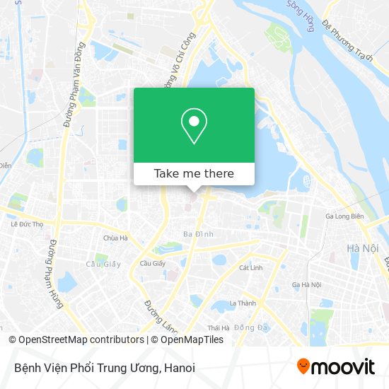 Bệnh Viện Phổi Trung Ương map