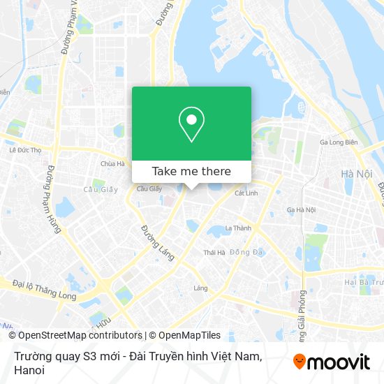 Trường quay S3 mới - Đài Truyền hình Việt Nam map