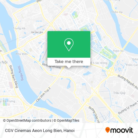 CGV Cinemas Aeon Long Bien map