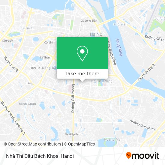 How to get to Nhà Thi Đấu Bách Khoa by Bus?