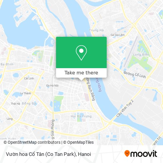 Vườn hoa Cổ Tân (Co Tan Park) map