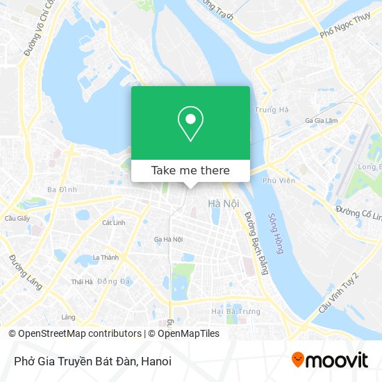 Phở Gia Truyền Bát Đàn map