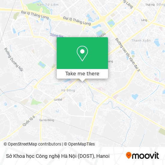 Sở Khoa học Công nghệ Hà Nội (DOST) map