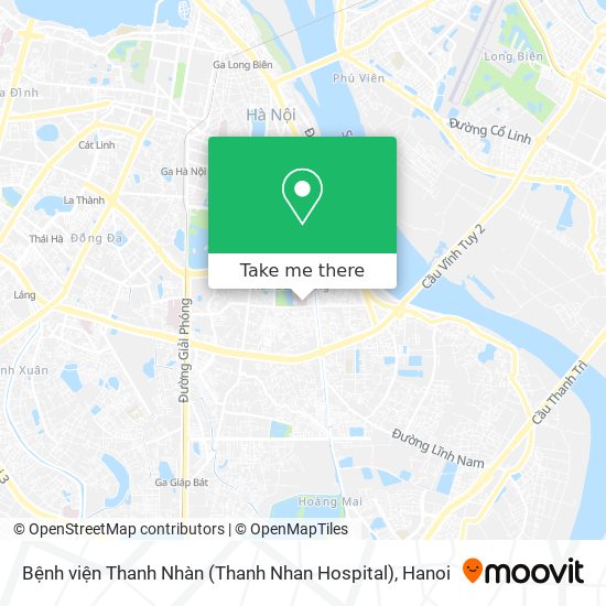 Bệnh viện Thanh Nhàn (Thanh Nhan Hospital) map
