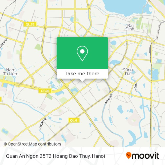 Quan An Ngon 25T2 Hoang Dao Thuy map