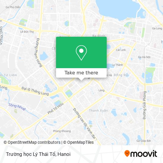 Trường học Lý Thái Tổ map