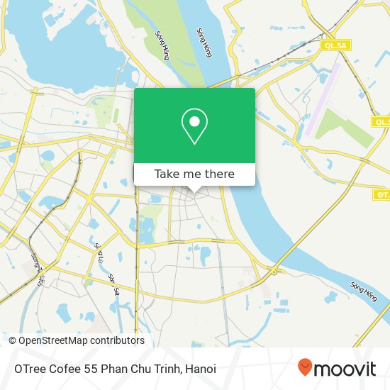 OTree Cofee 55 Phan Chu Trinh map