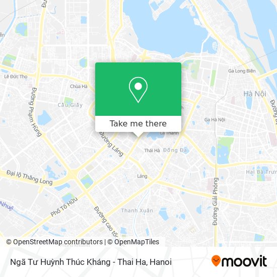 Ngã Tư Huỳnh Thúc Kháng - Thai Ha map
