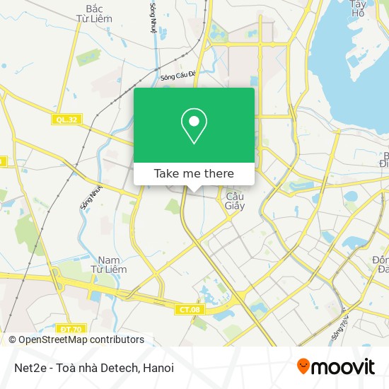 Net2e - Toà nhà Detech map