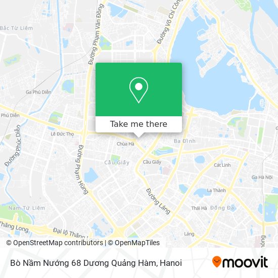 Bò Nầm Nướng 68 Dương Quảng Hàm map