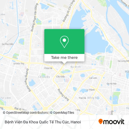 Bệnh Viện Đa Khoa Quốc Tế Thu Cúc map