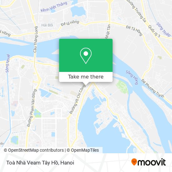 Toà Nhà Veam Tây Hồ map