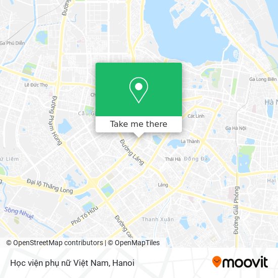 Học viện phụ nữ Việt Nam map
