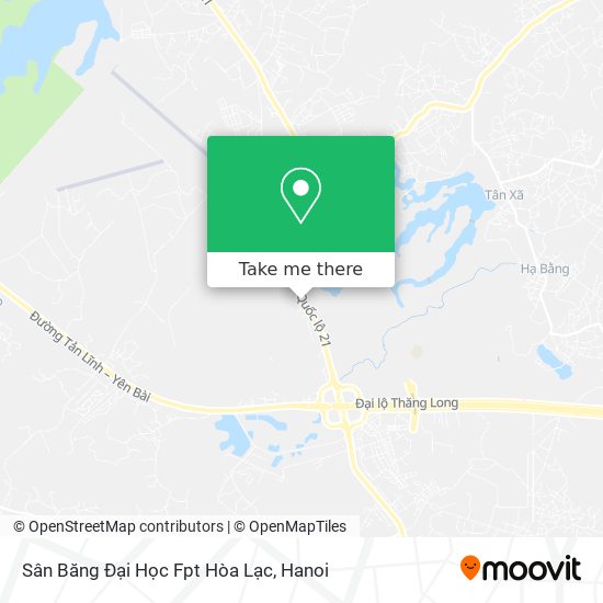 Sân Băng Đại Học Fpt Hòa Lạc map