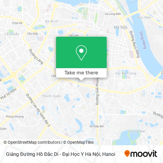 Giảng Đường Hồ Đắc Di - Đại Học Y Hà Nội map