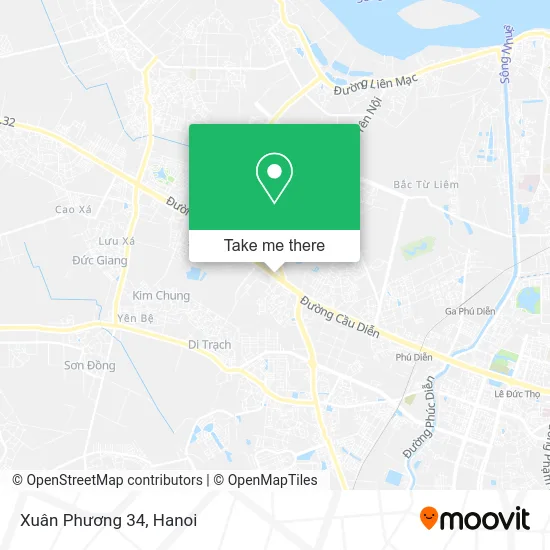 Xuân Phương 34 map