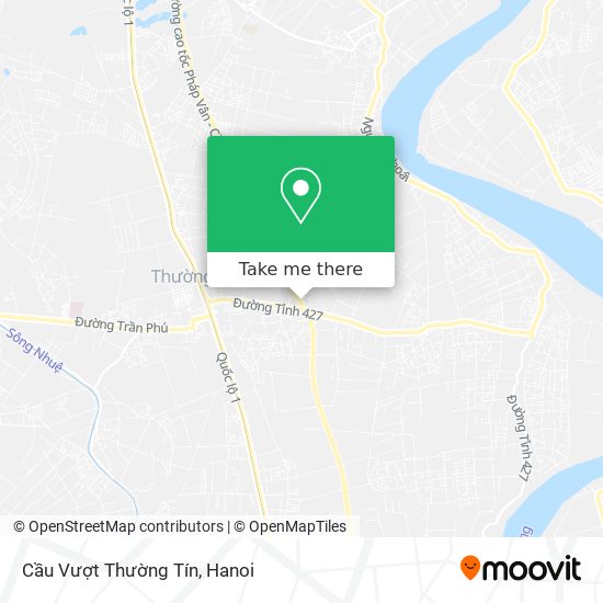Cầu Vượt Thường Tín map