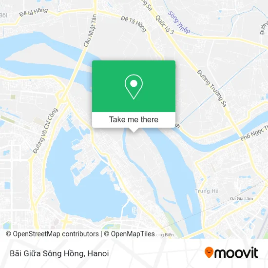 Bãi Giữa Sông Hồng map