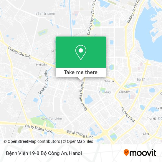 Bệnh Viện 19-8 Bộ Công An map