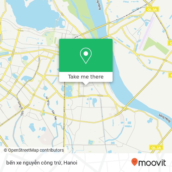 bến xe nguyễn công trứ map