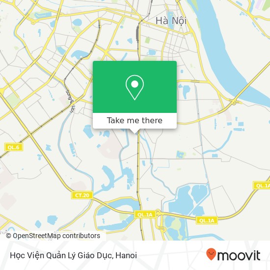 Học Viện Quản Lý Giáo Dục map